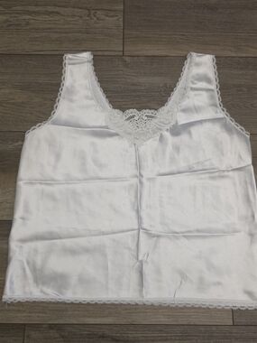 Vintage-Style Satin & Lace Camisole